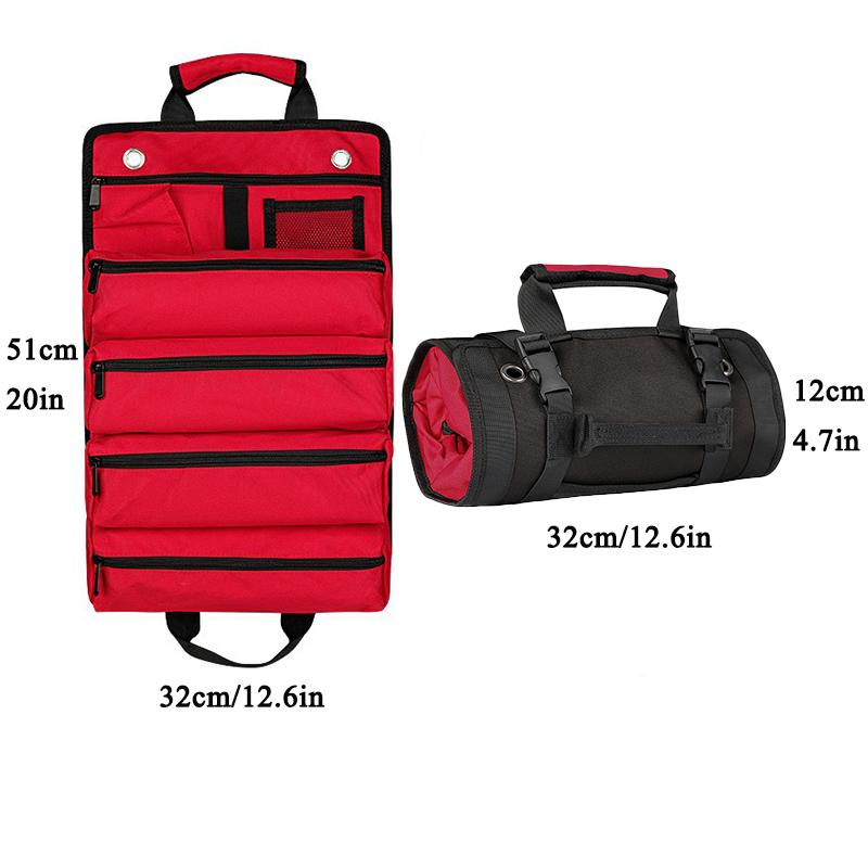 Tool bag, Reel Tool Storage Bag Detachable Multifunctional Bag Suitable for Maintenance Tools Camping and Emergency Tool Bag