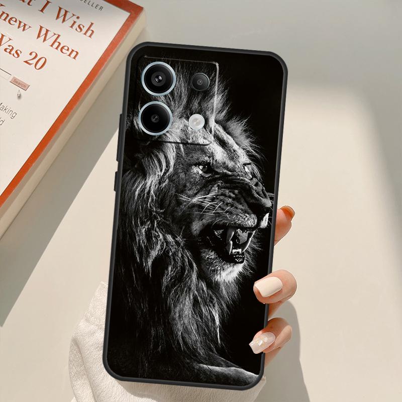 Lions Funda For Xiaomi Redmi Note 13 14 9 10 12 11 15 Pro Plus Case For Redmi 15 C 12C 13C 14C 10C