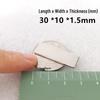 N52 Super Strong Neodymium Iron Boron Magnet, Rectangular 25x30x100mm, Permanent Magnetic Steel Sheet.