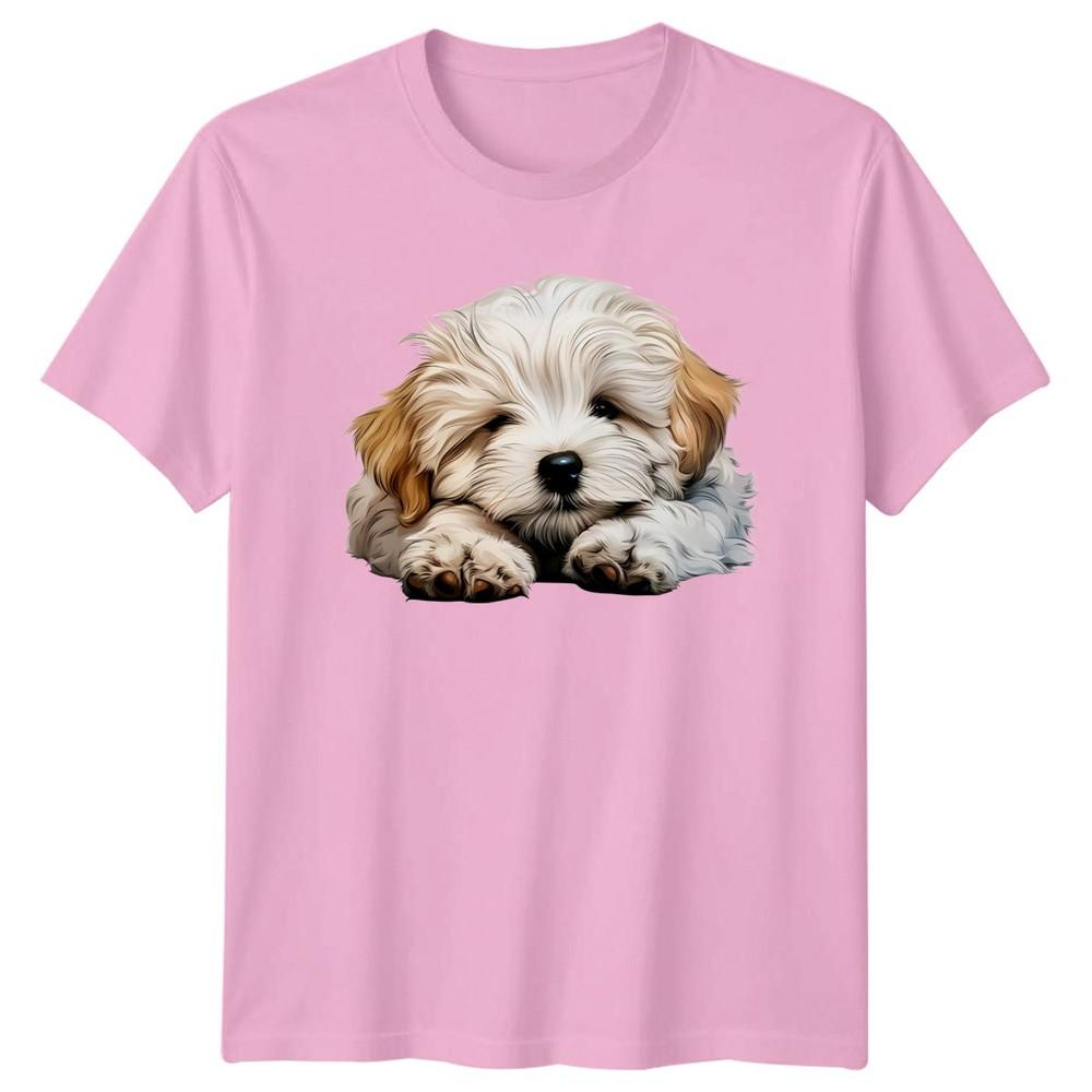 Fluffy Puppy Dogs Animals Unisexs TShirt Unisexs Tee Graphic Unisex Top