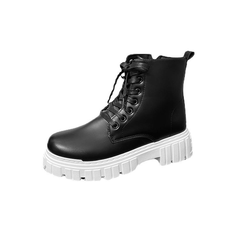 Heißer verkauf Martin stiefel männer 2025 neue seite zipper werkzeug schuhe leder oberen high-top stiefel herbst und winter herren schuhe