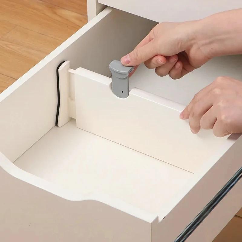 1Piece Retractable Drawer Dividers Adjustable Length Drawer Organizers Bookcase And Shelf Dividers