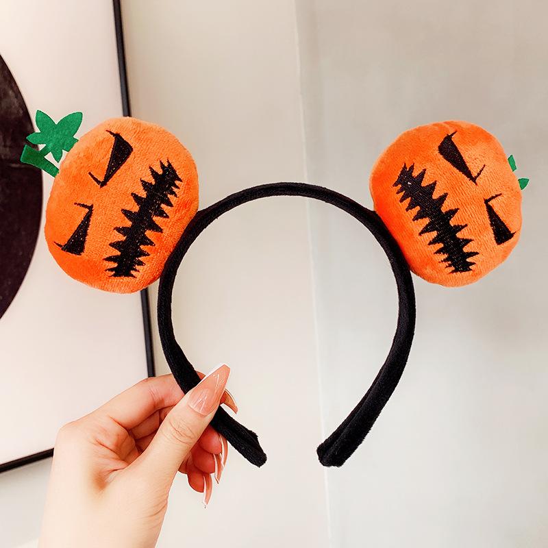 Halloween Funny Pumpkin Hair Band Cute Cartoon Personality Festival Event Dressing Props Performance Photography Headwear