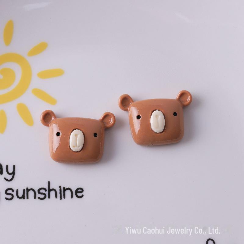 Shiny Cute Cartoon Animal Hairpin: Elephant & Frog DIY Accessories