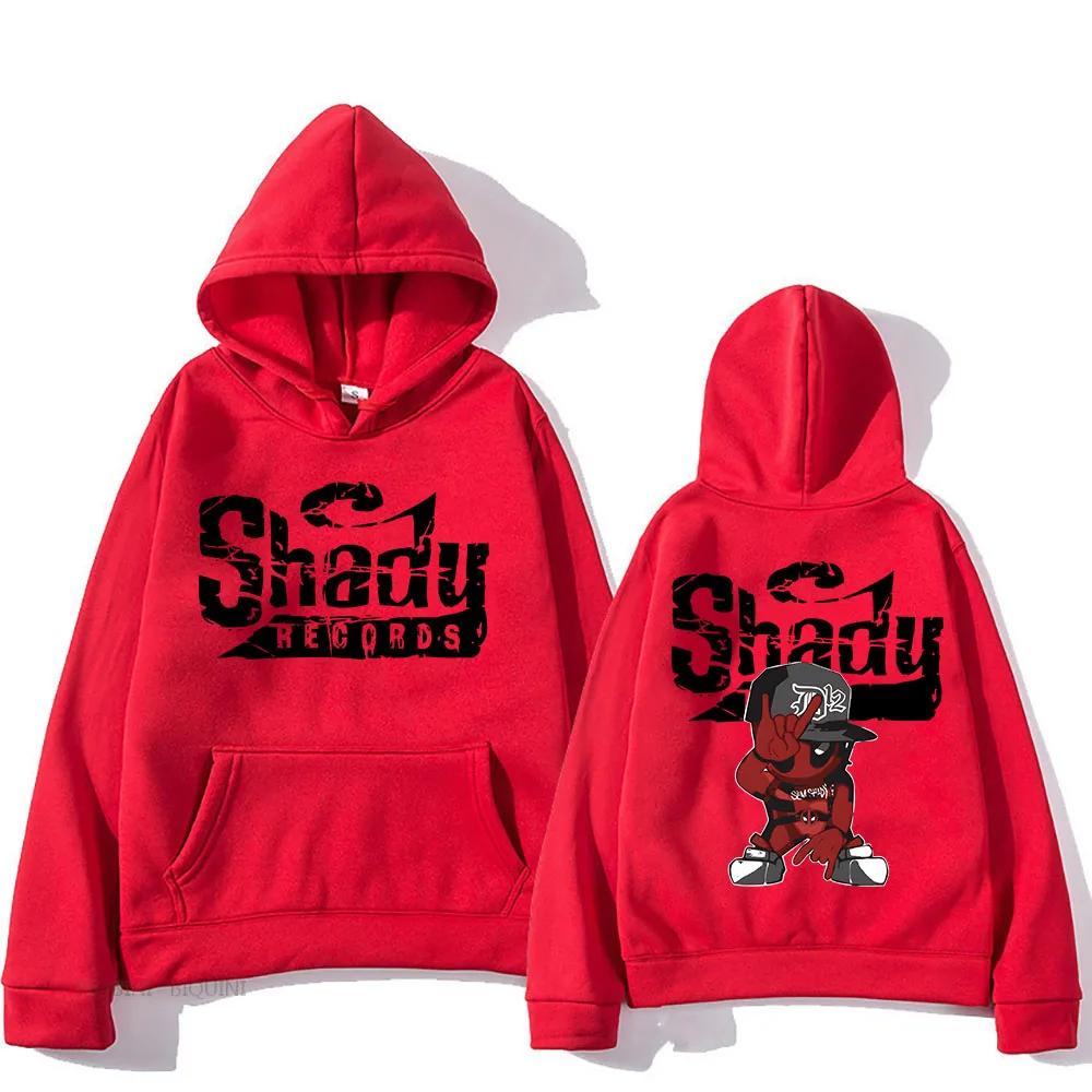 Houdini Album Printed Hoodies Eminem Shady Records Sweatshirts Streetwear Long Sleeve Casual Hip Hop Men Women Clothing