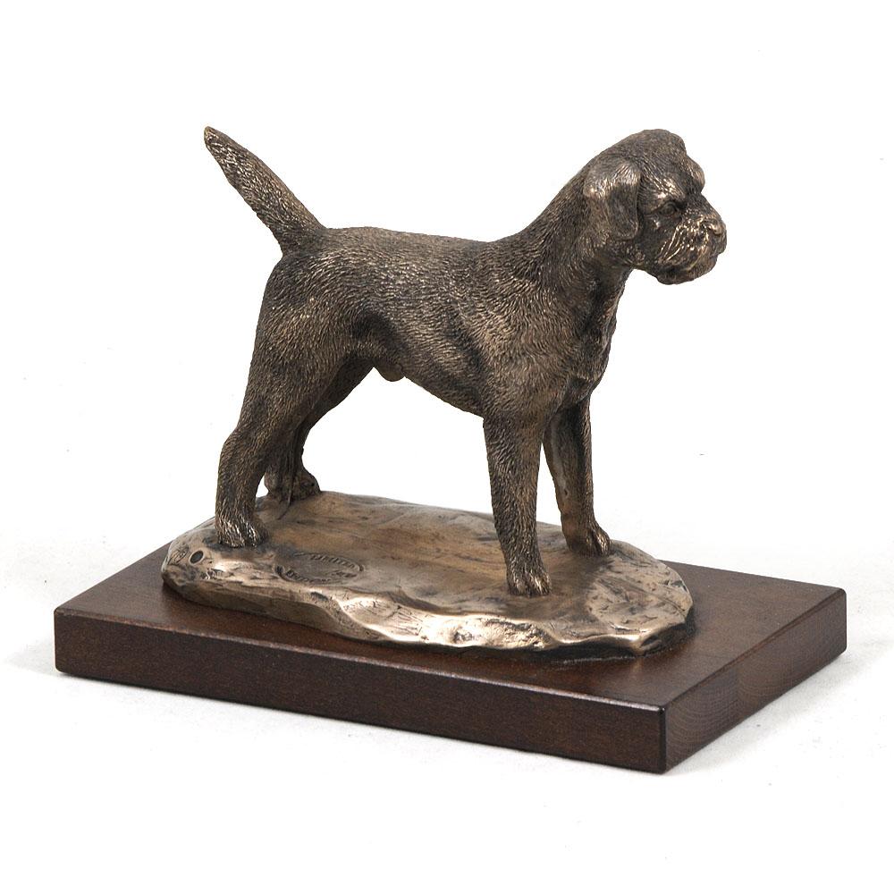 Border Terrier - Dog Statue, Figurine for Office, Trophy for Dog Show by Art-Dog Brand