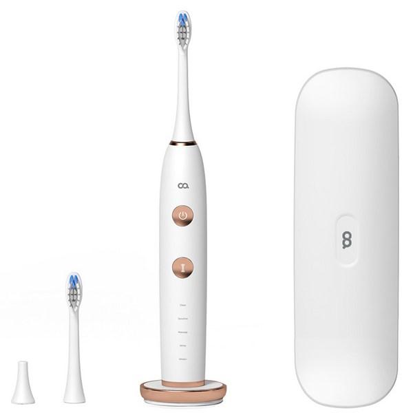 

Oaslin мягкий автоматический датчик давления водонепроницаемая водонепроницаемая электрическая зубная щетка, VO-OC001 (белый)