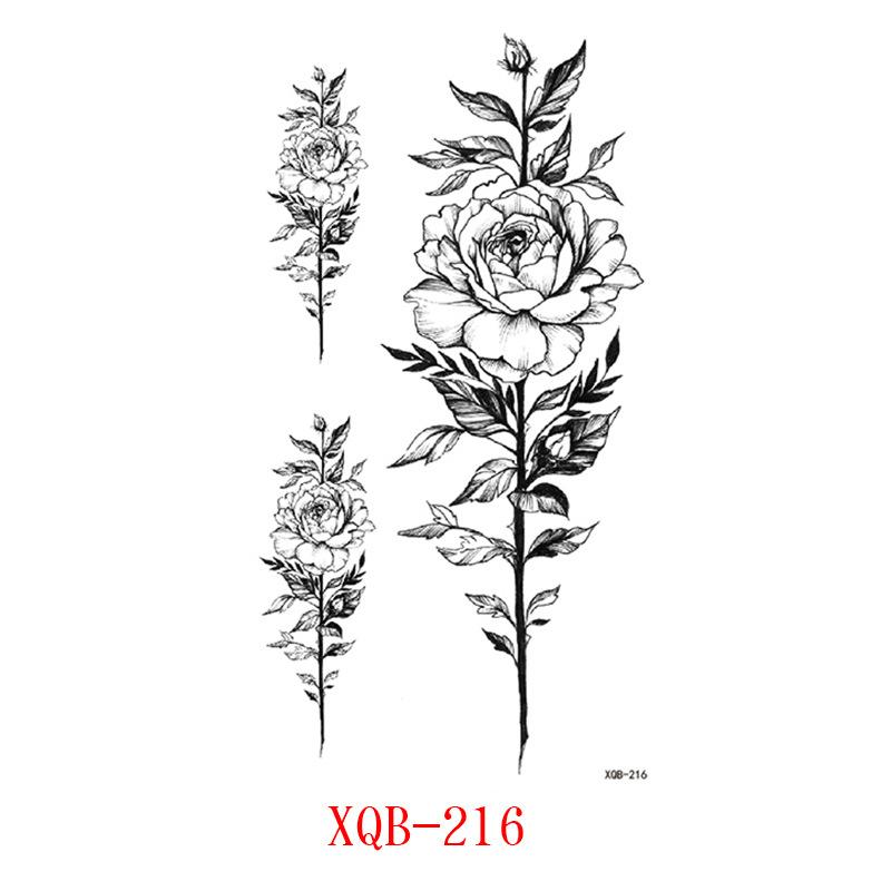 Small Full Arm Tattoo Stickers, Flower Letters, Animal Tattoo Stickers Stickers Tattoo