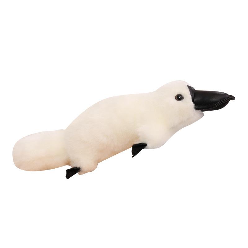 Big White Duck Plush Toy Cute Simulation Platypus Doll Doll Birthday Gift