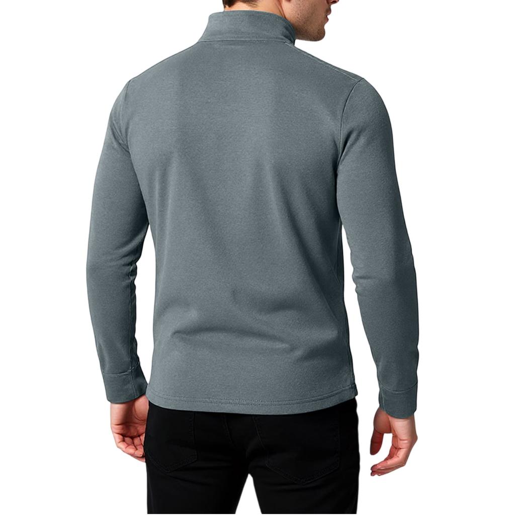 Pánské Volnočasové Stojáček Zesílené Všestranné Volné Límec na zip Hedvábí Dlouhý rukáv Svrchní oděv