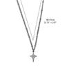 Chain Necklace Y2k Star Neck Jewelry Alloy Material Gift for Fashion Lover