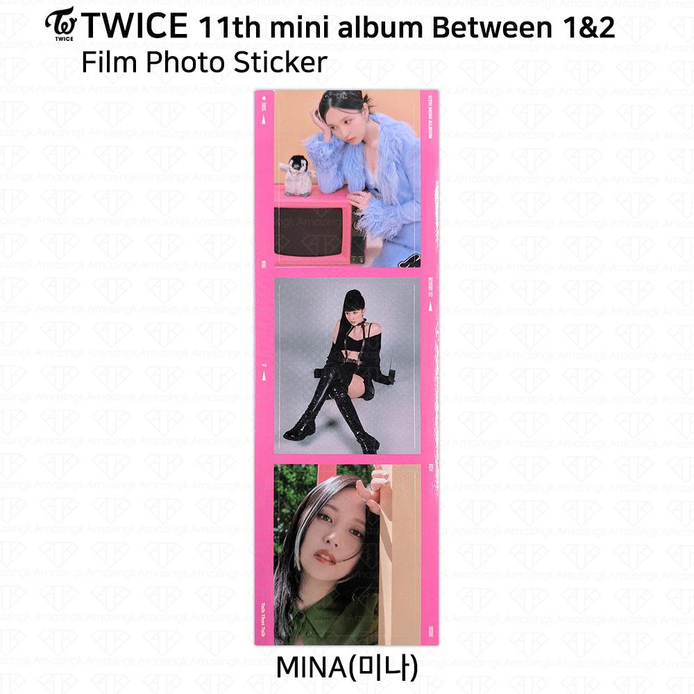 

TWICE 11-й мини-альбом между 1 и 2 Мина, фотокарточка, открытка, наклейка Polaroid POB Sticker