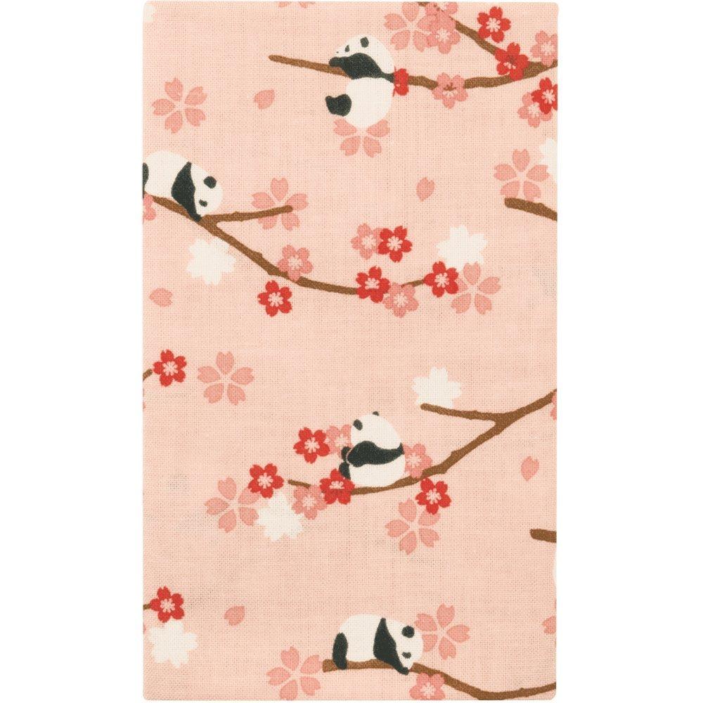 Hama pattern tenugui cherry blossom viewing panda