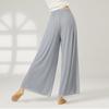 Pantaloni da Danza Moderna a Gamba Larga in Rete da Donna Pantaloni Classici da Balletto a Vita Alta Abbigliamento da Danza Classica per Adulti Performance