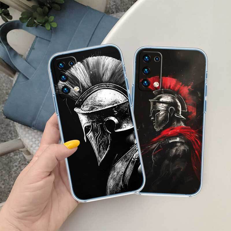 Spartan Warrior Phone Case for Motorola G14 G15 G24 G30 G31 G32 G34 G41 G42 G51 G52 G50 G60S G60 G62 G72 G71 G73 G84 G85 G200 E32