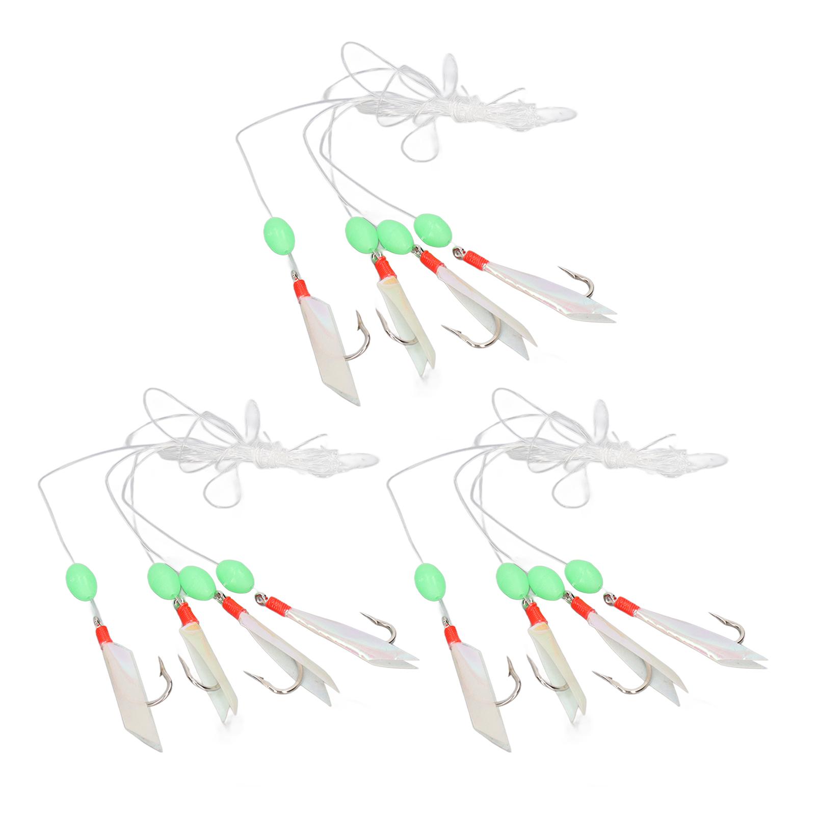 3 Groups Haima No. 2 Fish Hook Group Fishing Line Hook Set for Freshwater Saltwater