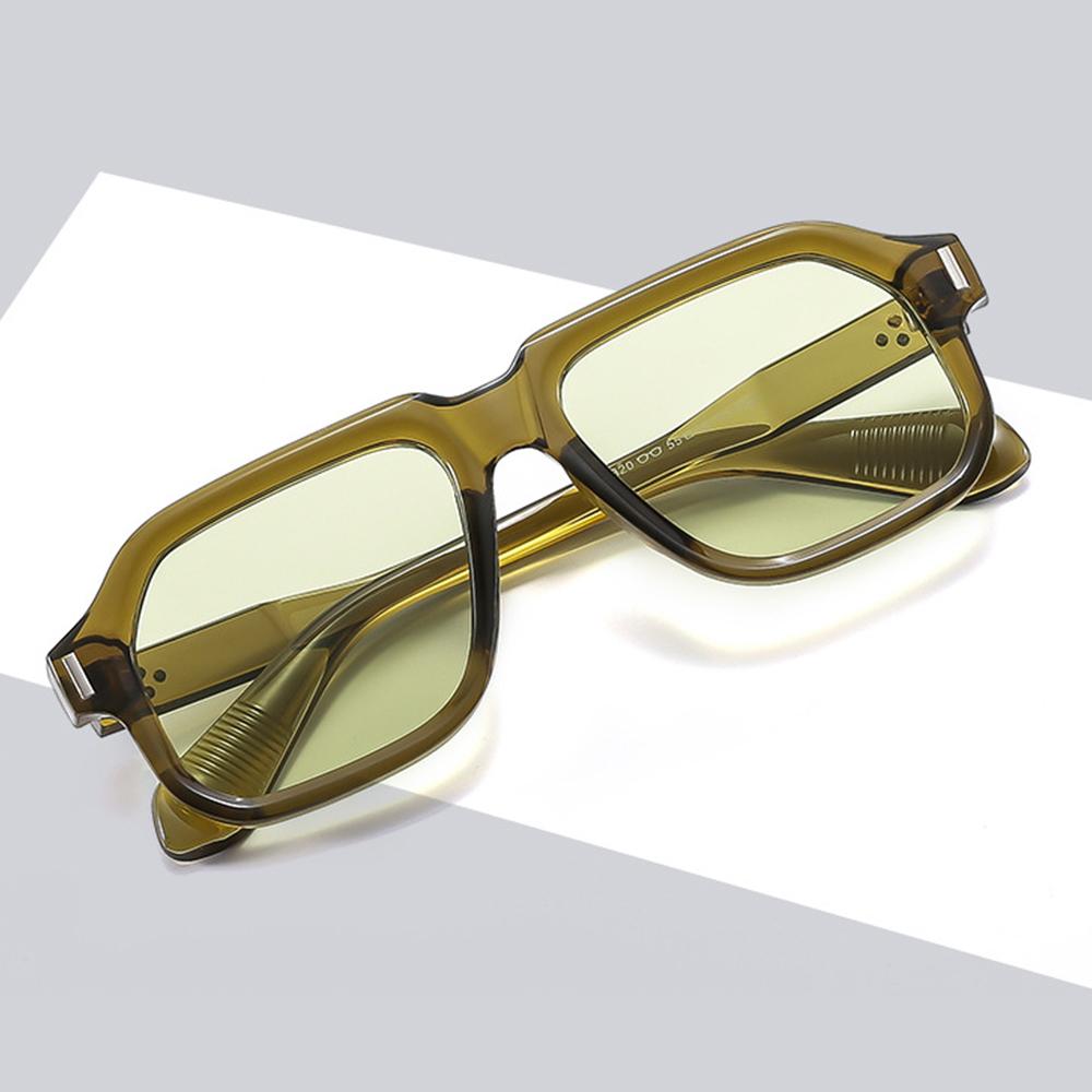  Oversized Women Sunglasses Vintage Gradient Black Blue Mirror Shades UV400 Men Fashion Sun Glasses