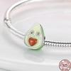 New Copper Avocado Pineapple Coffee Bean Tomato Charm Beads Suitable Fit 3Mm Original Bracelet Diy Jewelry