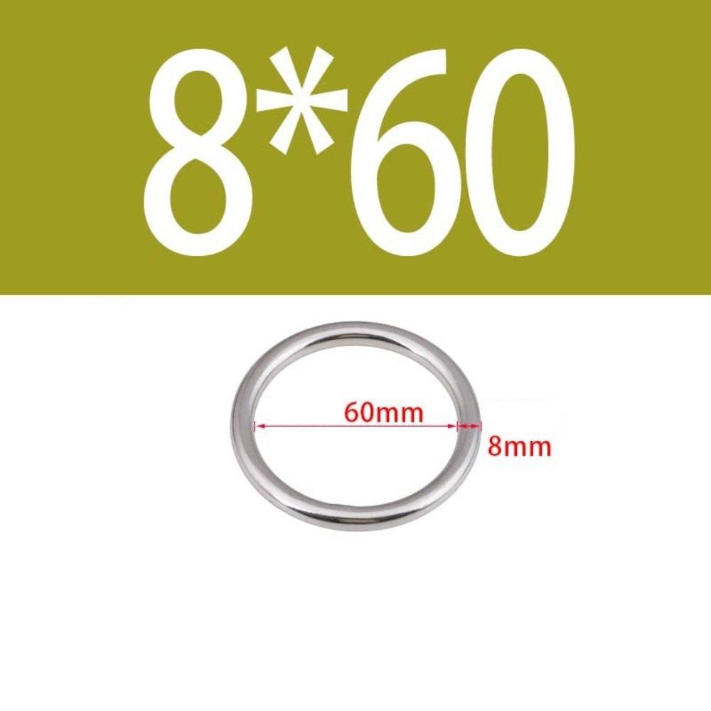 M4 M8 Yoga Hanging Rings Anti Corrosion O Rings Load Bearing Stainless Steel Rings Yoga Training