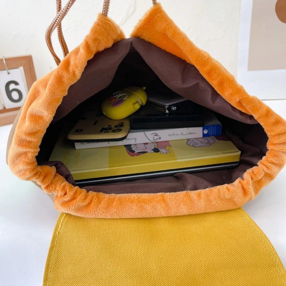 Parent-child Backpack Cartoon Burger Bag Hamburger Plush Backpack Kids Pack Kindergarten School Bag