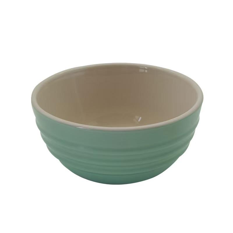 

Le Creuset Французская Миска Холодного Цвета Эмалированная Миска Миска для Риса Бытовая Каменная Керамика Фарфоровая Круглая Миска Миска для Риса Миска для Лапши в Супе