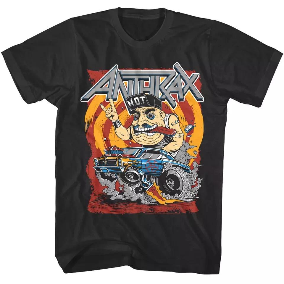 New Anthrax Band Not Man Retro 90s Black S