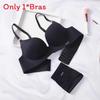 Seamless French Style Girls Push Up Bra With Breathable Nylon For Comfort And Support