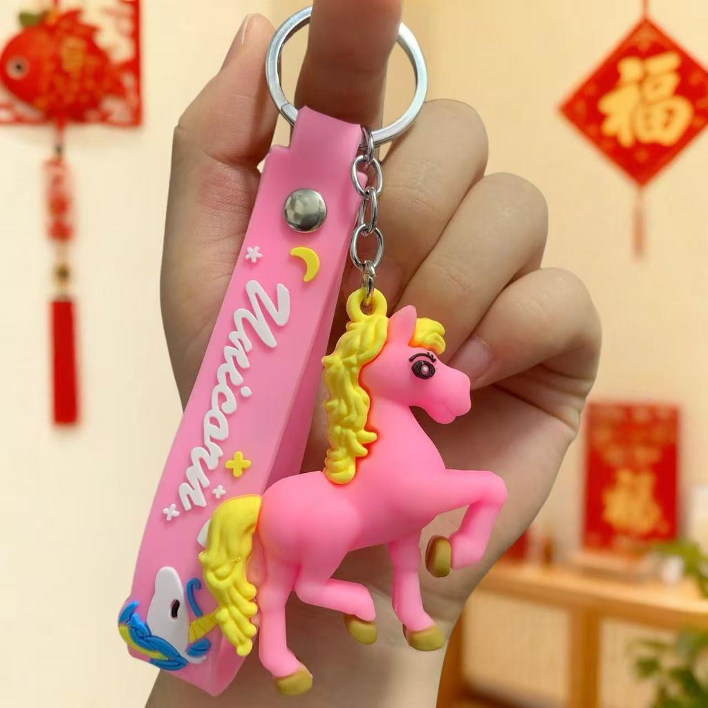 Doll Keychain 2026 Pony New Year's Zodiac Pendant Small Gift Car Bag Pendant