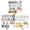 12 Pack Window Pictures Christmas Craft Set Window Arts and Crafts DIY Paper Kit for Kids