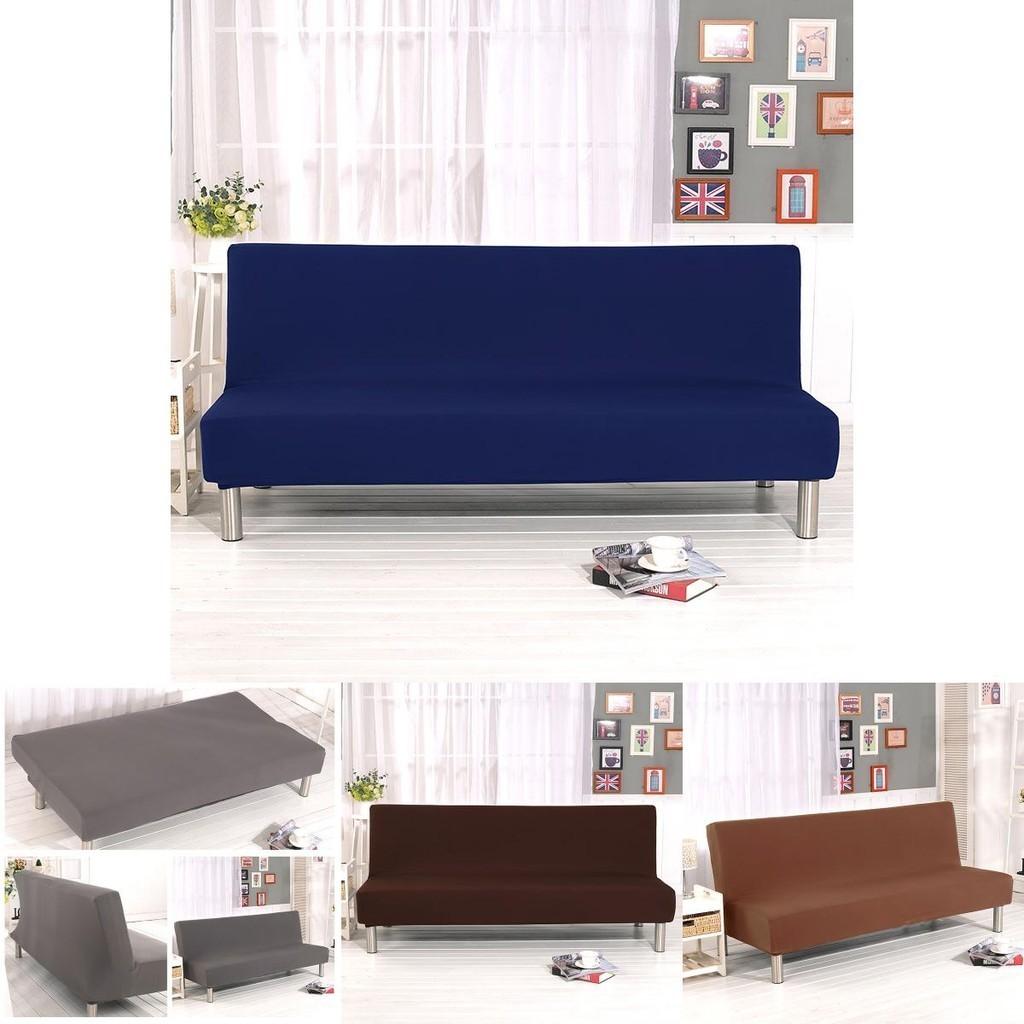 Luxurious Solid Sofa Bed Cover With Elastic Fabric For Ultimate Comfort And Protection