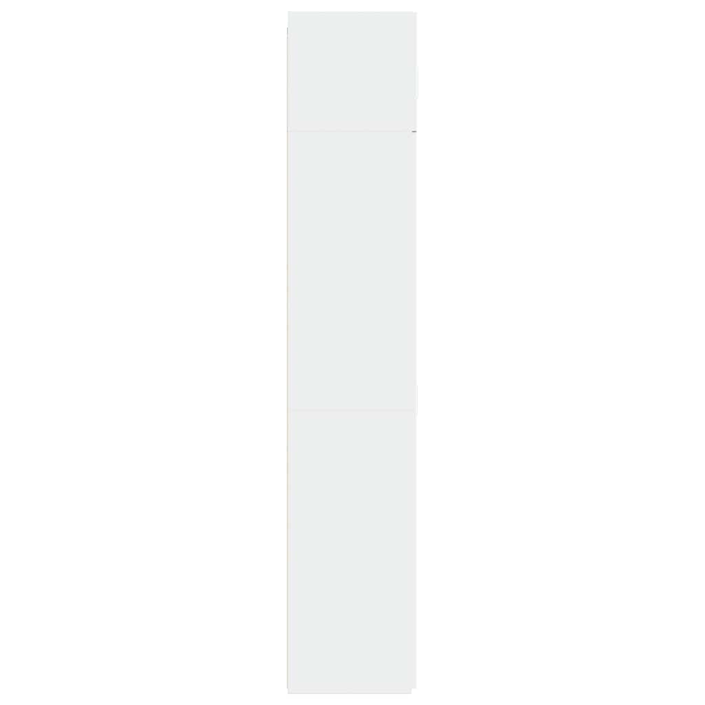 Tall Cabinet White 80 x 42.5 x 225 cm Particleboard