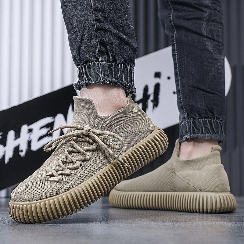 Soft Breathable Mesh Upper Male Sports Shoes Hiking Trekking Trend 2025 Stylish Original Fashion Athletic Men's Casual Sneakers