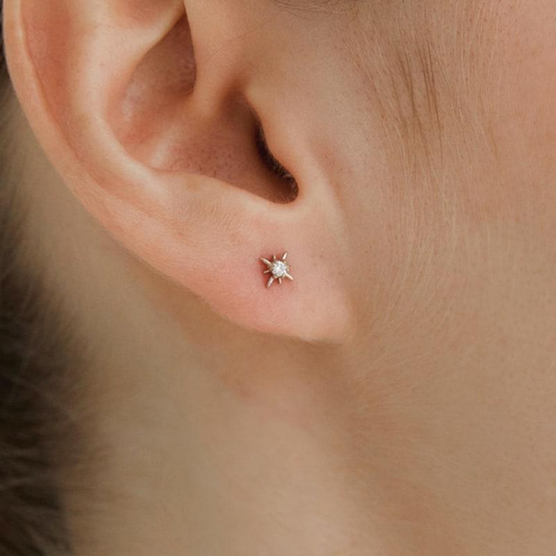Byweekend [Mamre]14k Star Cubic Earring