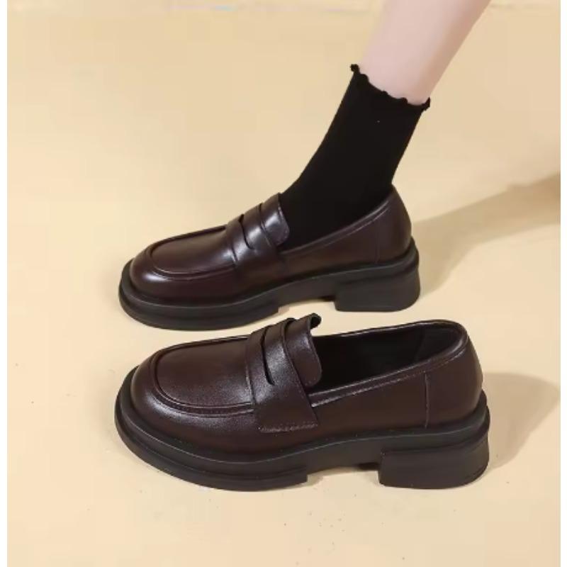 Fashion New Japanese Style College Student Shoes Cosplay Lolita Shoes for Women/Girl Fashion Black/Coffee Uniform Platform Shoes 2025