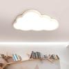 Dimmable LED Ceiling Lamp - Wrought Iron Cloud Design for Kids' Room