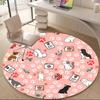 1pc Pet Vet Office Round Area Rug, Mat Suitable ForOffice, Under Office Chairs Bedroom Living Room Home Decor, Room Deco