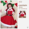 Santa Claus Sexy Tube Top Cosplay Dress Christmas Dress Women's Christmas Costume