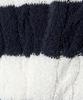 LEE Women'S Striped Cable Knit Navy