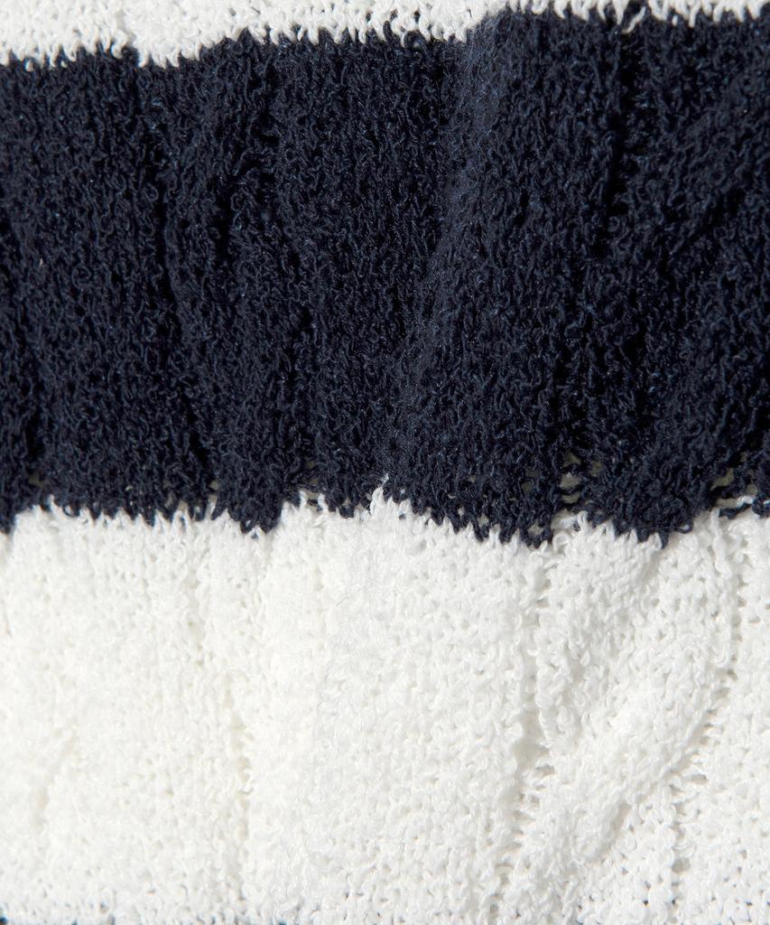 LEE Women'S Striped Cable Knit Navy