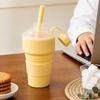 Reusable Foldable Ice Ball Cup Collapsible Ice Mold Drink Cup Ice Maker Collapsible Cup  Travel
