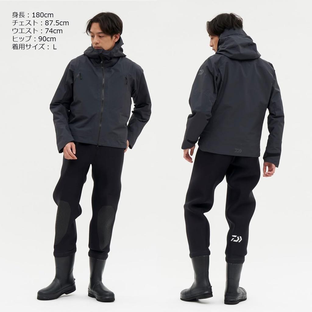 Daiwa Air Inflatable Rain Jacket Black Fishing DR-3223J Men's