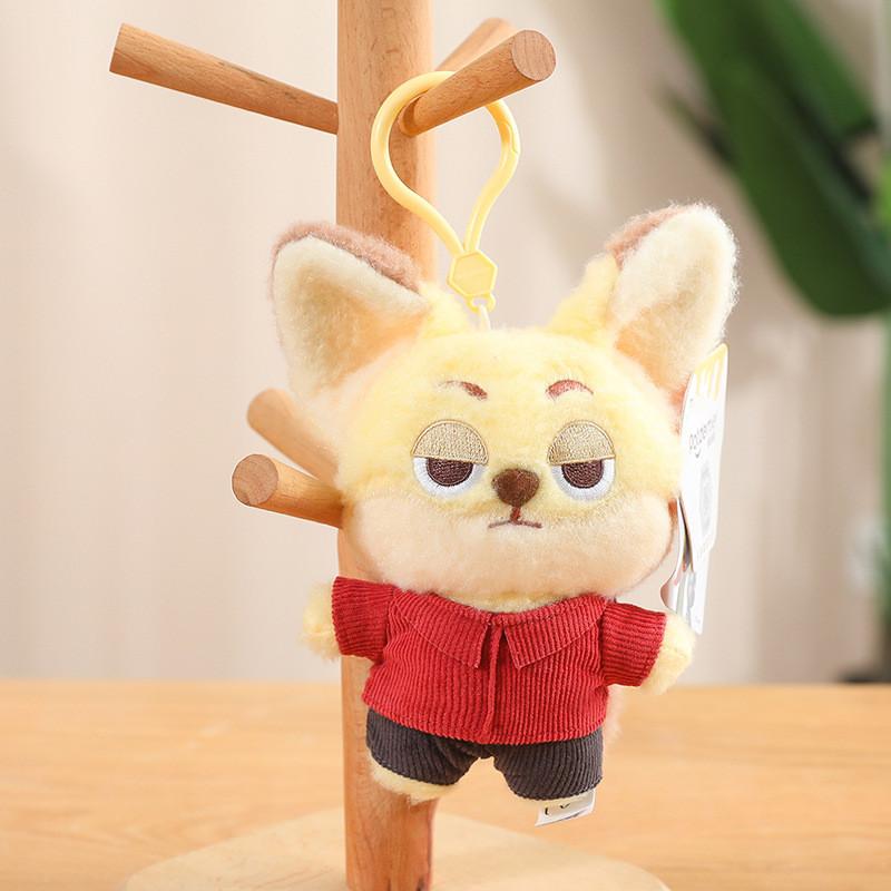 Animal Zootopia Sweet Plush Keychains Featuring Judy And Nick Perfect For Occasion Any