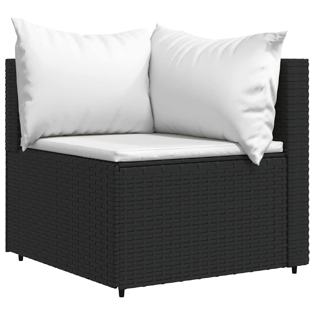 Vidaxl 4-Piece Lounge Set With Cushions, Poly Rattan