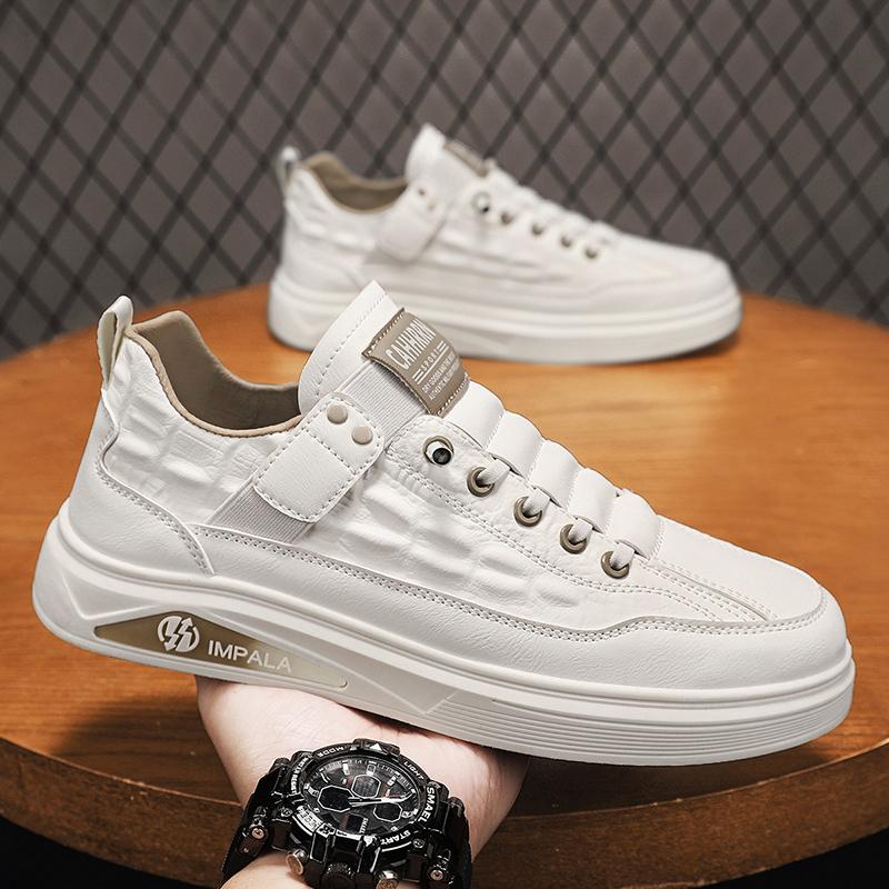 Herren Freizeitschuhe für alle Jahreszeiten Mode Skateboarden Studenten Bequeme Sneaker Jungen Trendige Schuhe mit weicher Sohle Atmungsaktiv