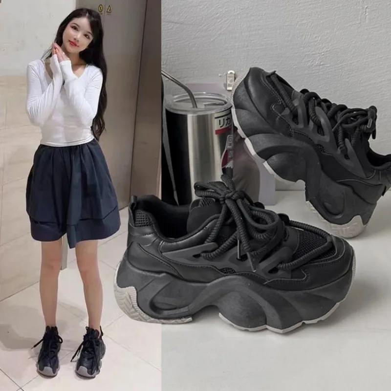 Woman Sneakers Fashion Casual Shoes  Summer Mesh Female Shoes Comfortable Breathable Heightening Sneakers for Women