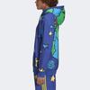 Adidas Originals X Kerwin Frost Cartoon Space Print Long Sleeve Hoodie Men Hoodie Blue HN9052