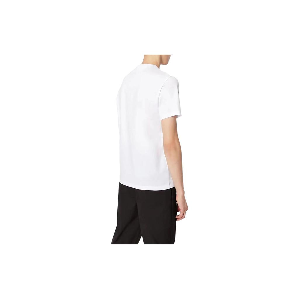 Emporio Armani Solid Eagle Logo Crew Neck Short Sleeve T-Shirt Men tops White 3LZTND-ZJ9AZ-01DX