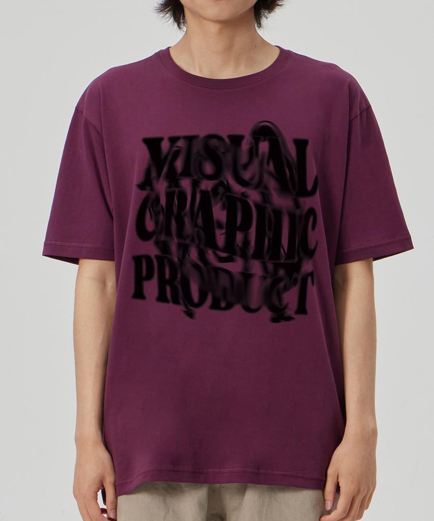 BY.L Spin Logo Short Sleeve T-Shirt Wine