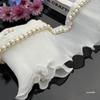 Chiffon Beaded Lace Accessories: DIY Clothing, Apparel, Shoes, Hats, Curtains, Table Lamps & Cushions.