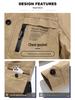 Men's Mid-Length Casual Cotton Jacket - Spring & Autumn, Plus Size, Loose Fit, Outdoor Sports, Dad Style.